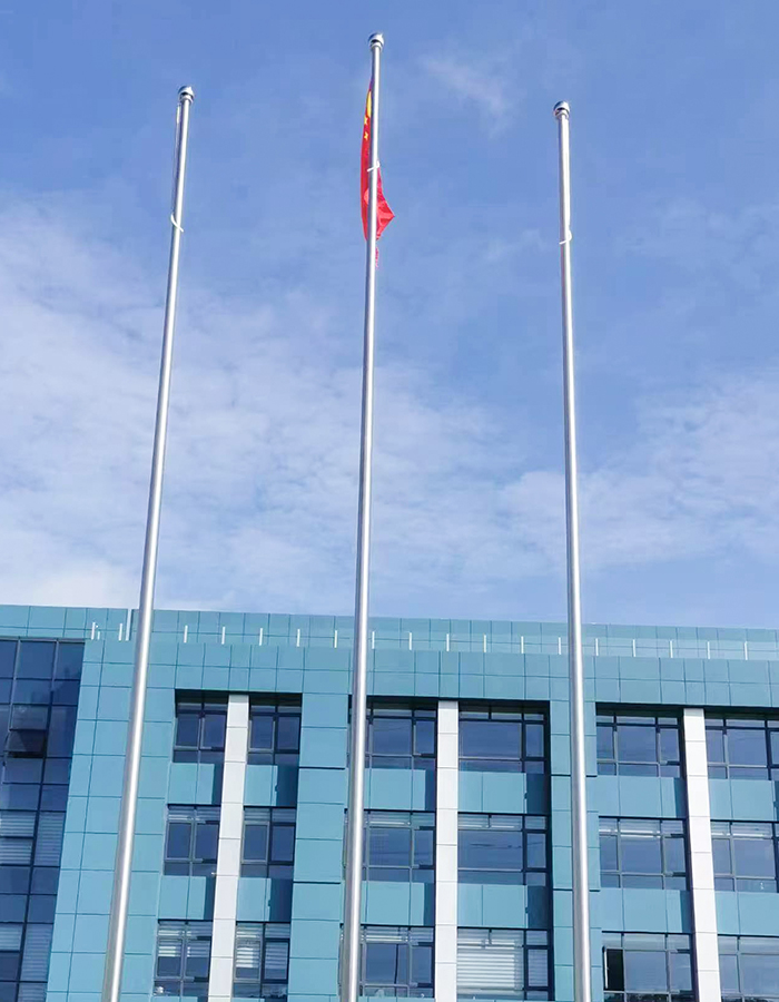 Poziomy maszt flagowy ze stali nierdzewnej Poziomy maszt flagowy ze stali nierdzewnej